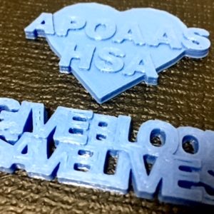 Customized Keychain or Pin